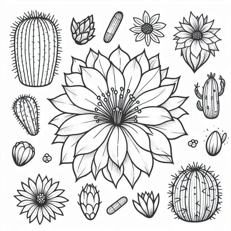 Blumen Ausmalbilder 325