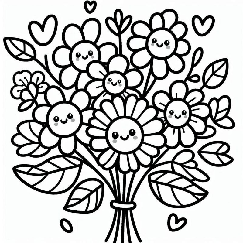 Blumen Ausmalbilder 377