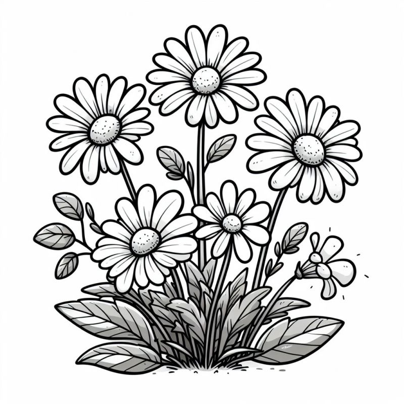 Blumen Ausmalbilder 392