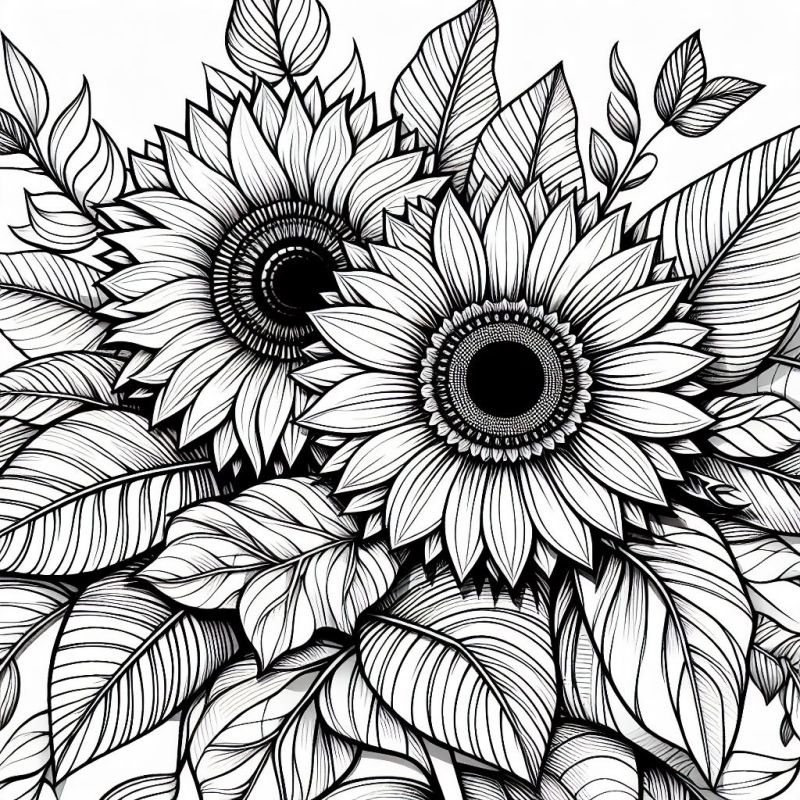 Blumen Ausmalbilder 455