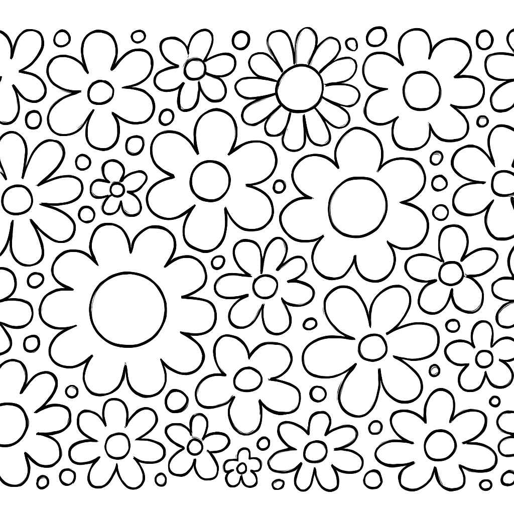 Blumen Ausmalbilder 506