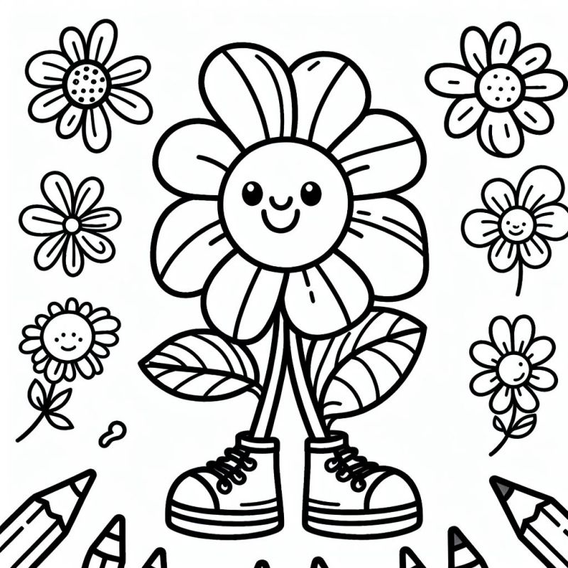 Blumen Ausmalbilder 711