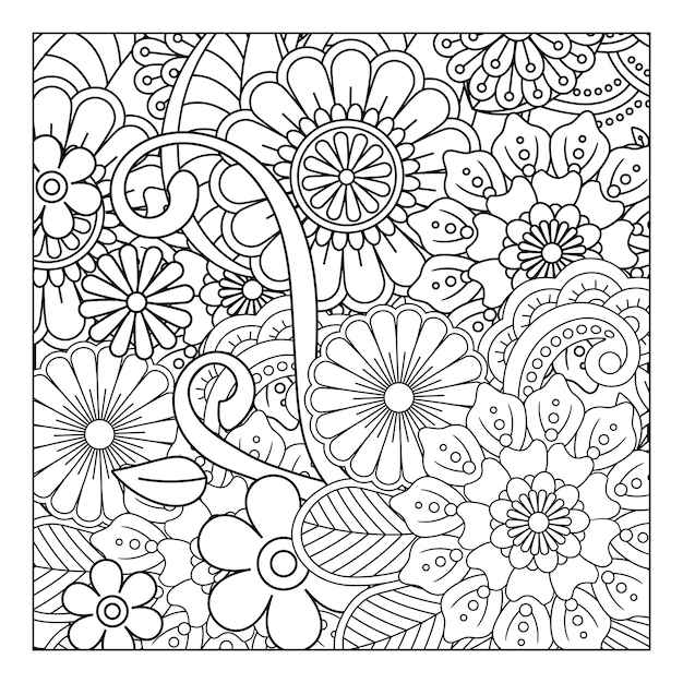 Blumen Ausmalbilder 826