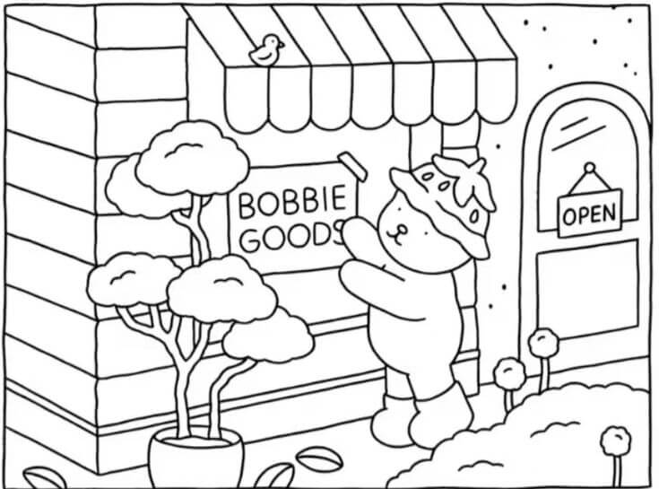 Bobbie Goods Ausmalbilder 724