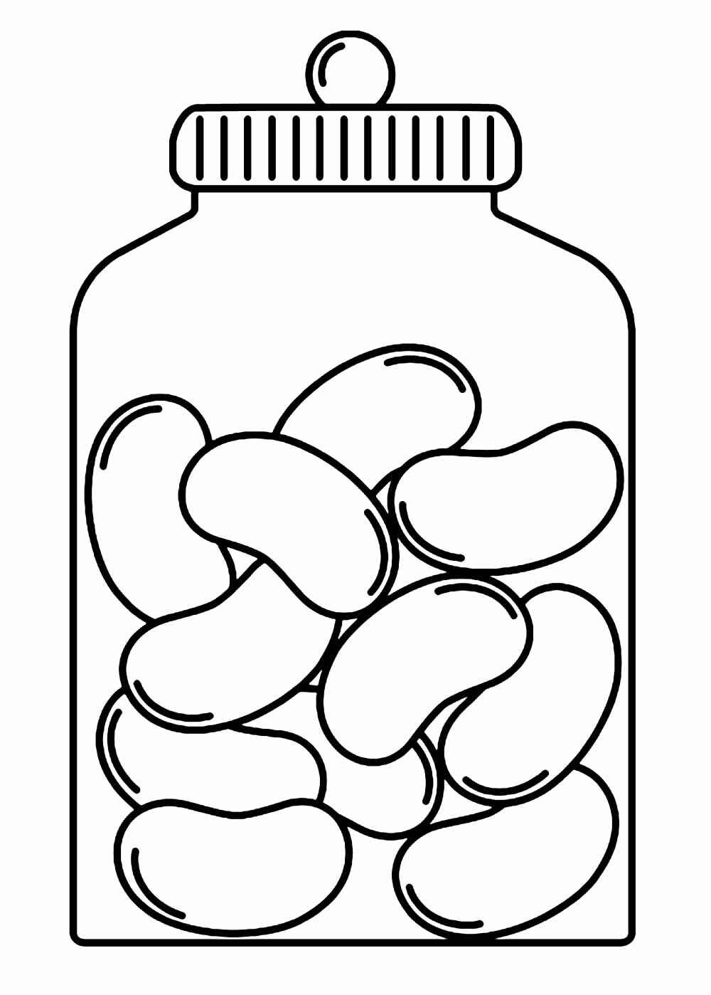 Bohnen Ausmalbilder 058