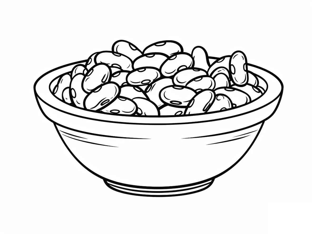 Bohnen Ausmalbilder 195