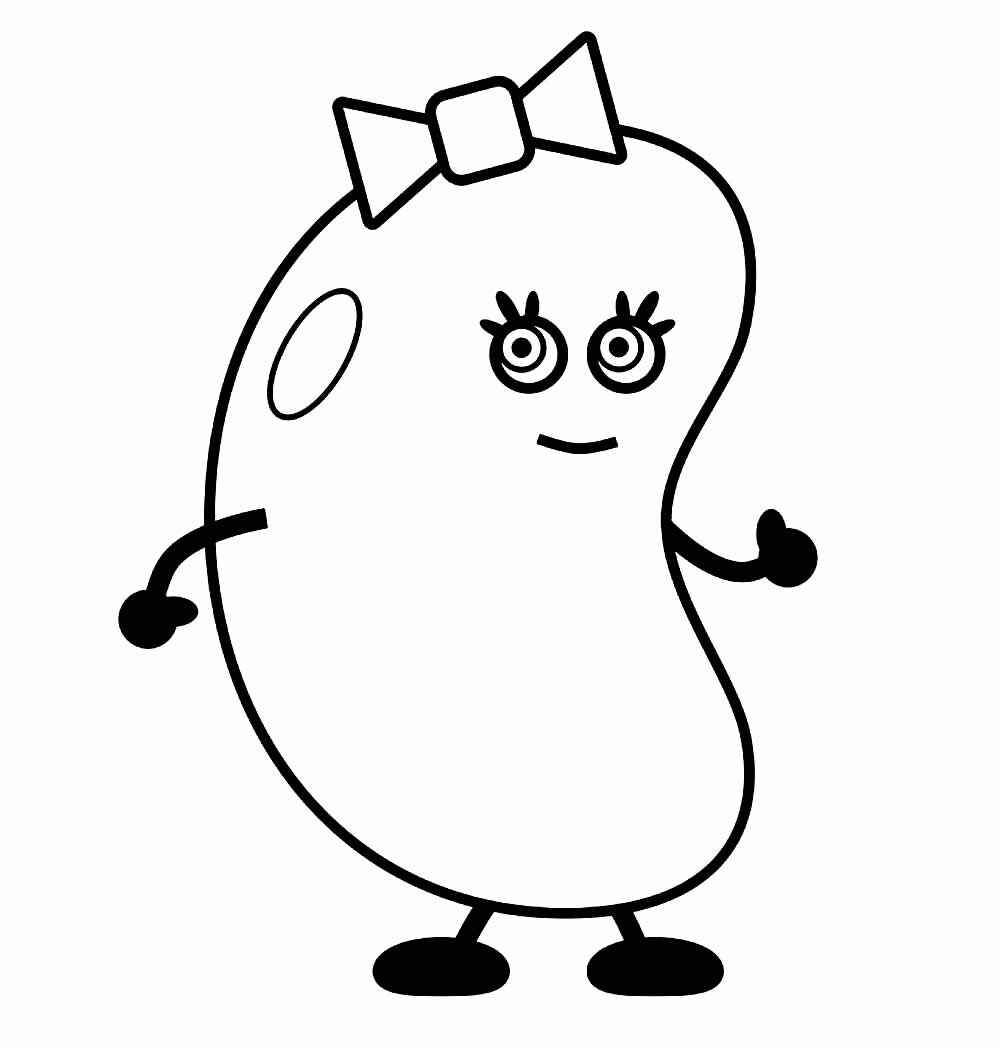 Bohnen Ausmalbilder 313