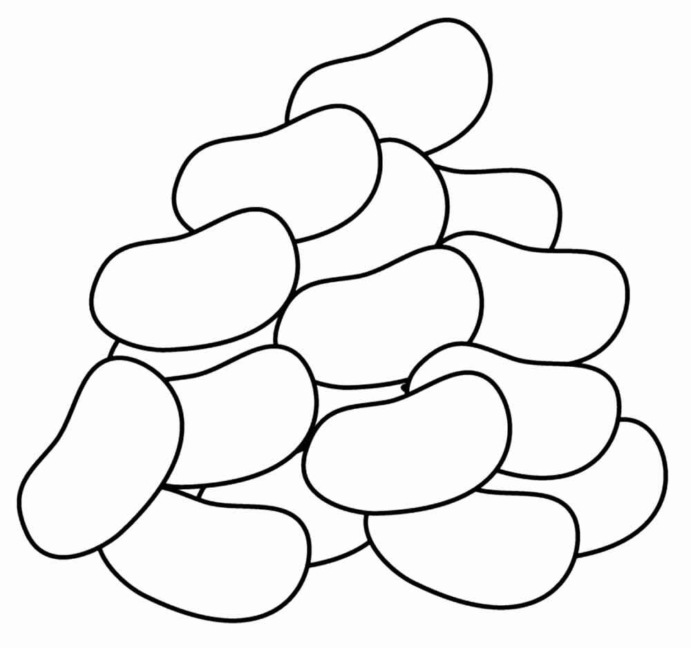 Bohnen Ausmalbilder 526