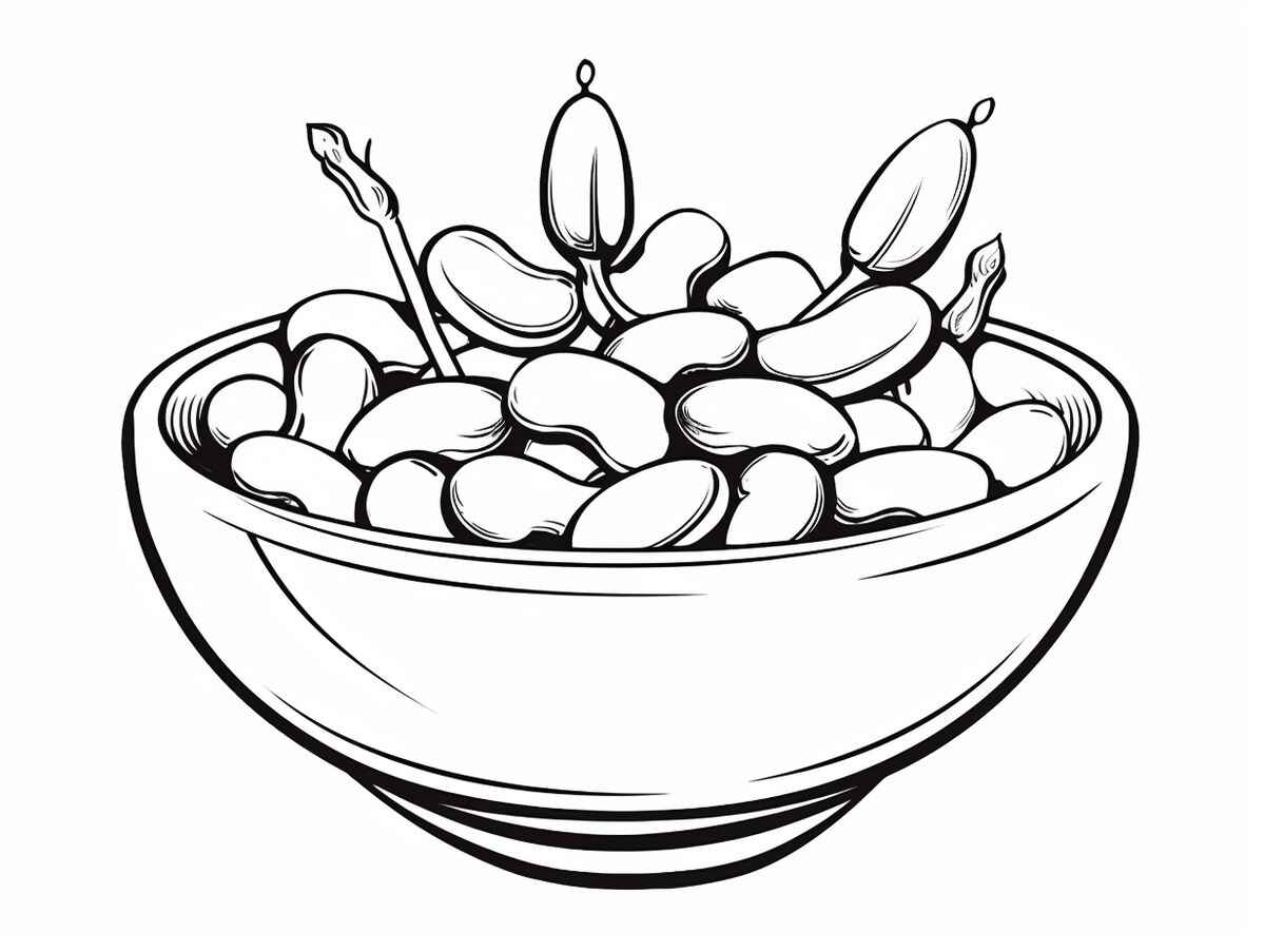 Bohnen Ausmalbilder 878
