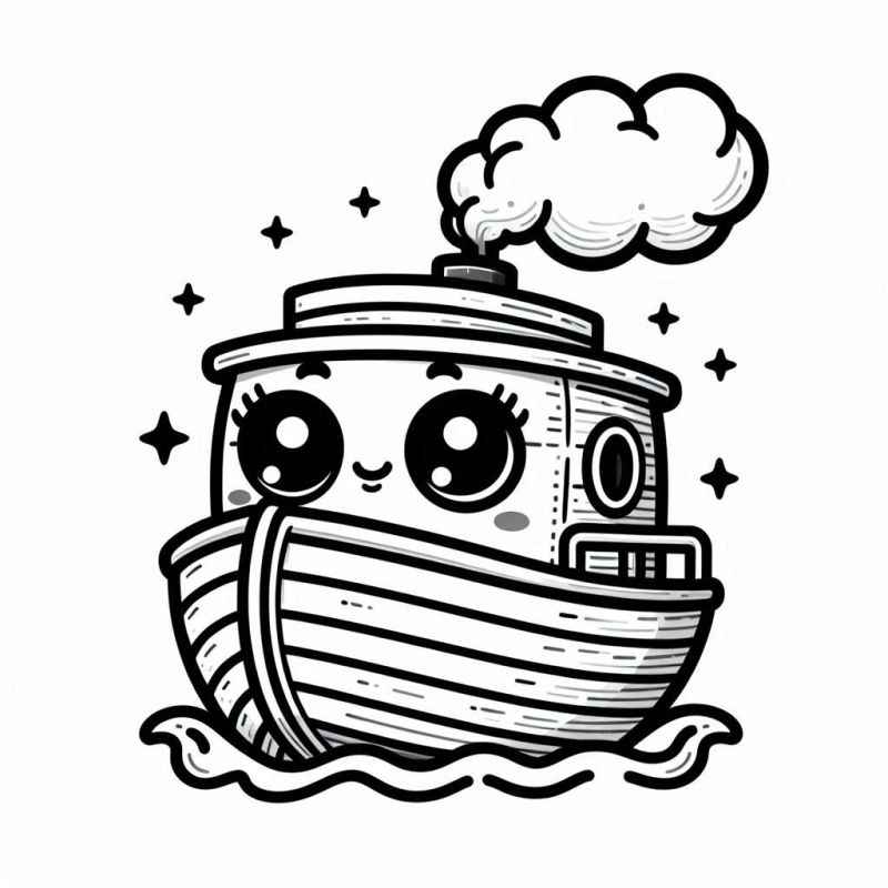 Boote Ausmalbilder 017