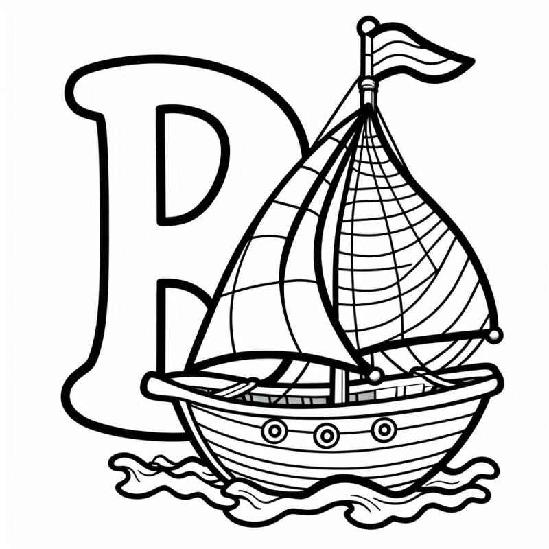 Boote Ausmalbilder 090