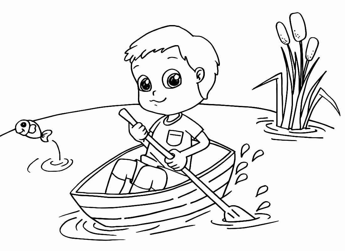 Boote Ausmalbilder 347