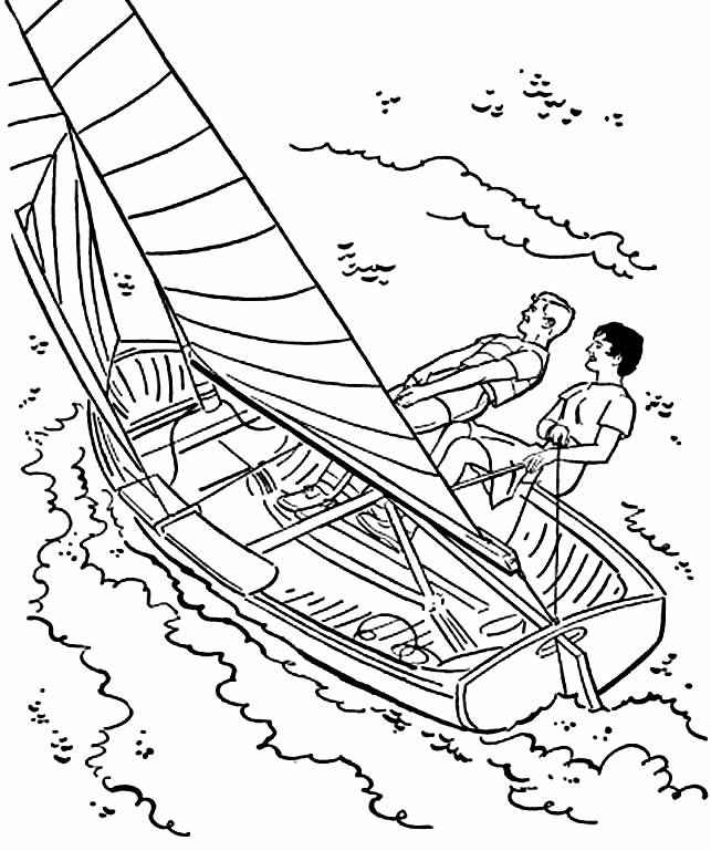 Boote Ausmalbilder 373