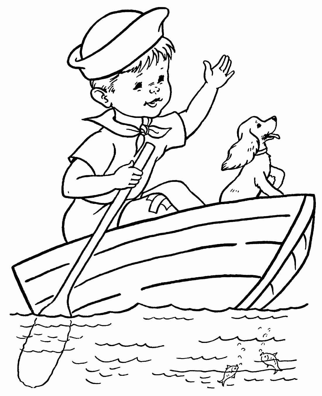 Boote Ausmalbilder 374