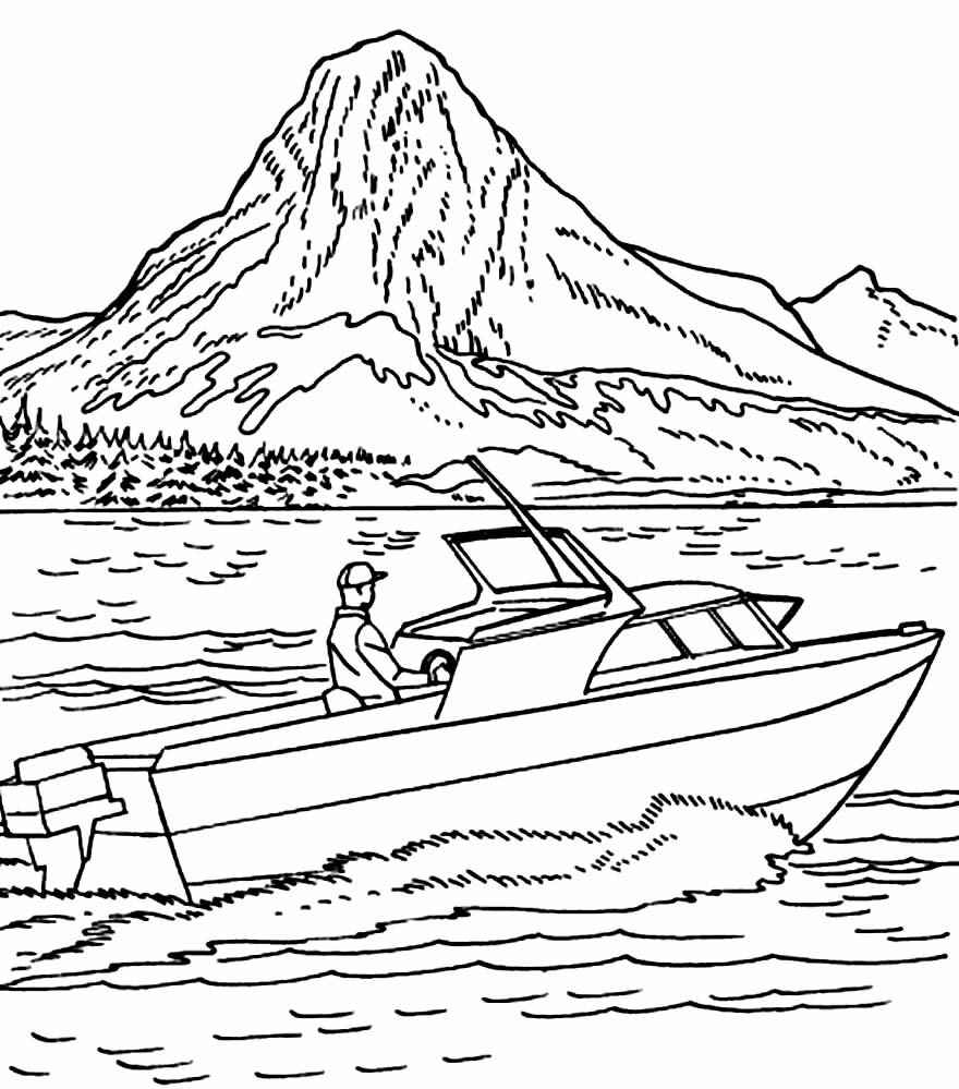 Boote Ausmalbilder 739