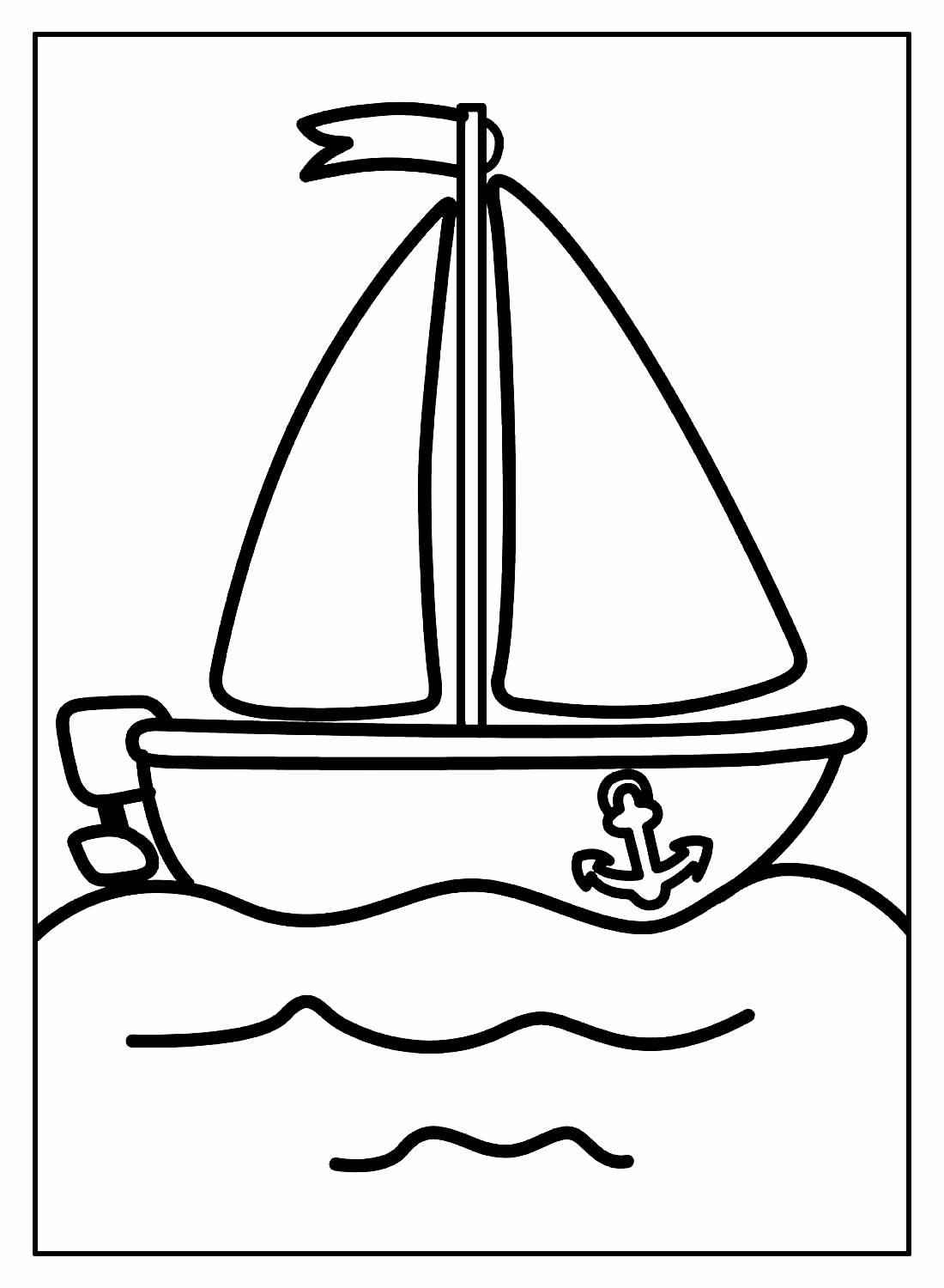 Boote Ausmalbilder 872