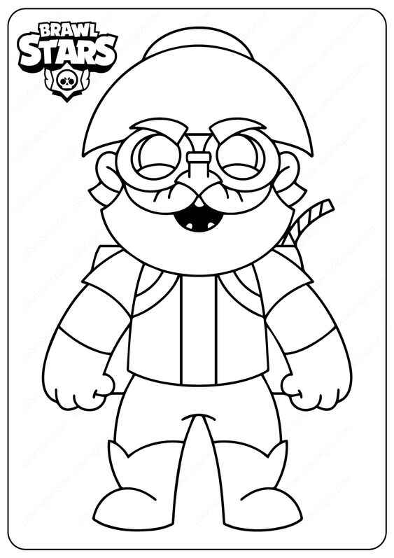 Brawl Stars Ausmalbilder 140