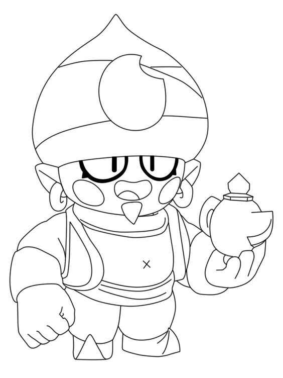 Brawl Stars Ausmalbilder 954