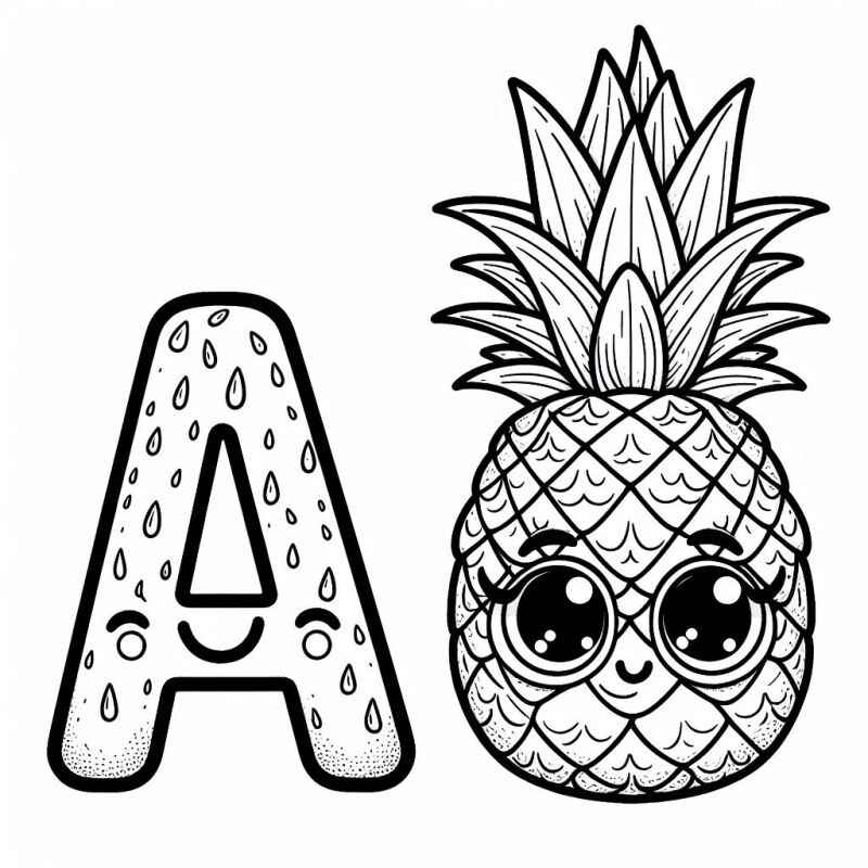 Brief A Ausmalbilder 282