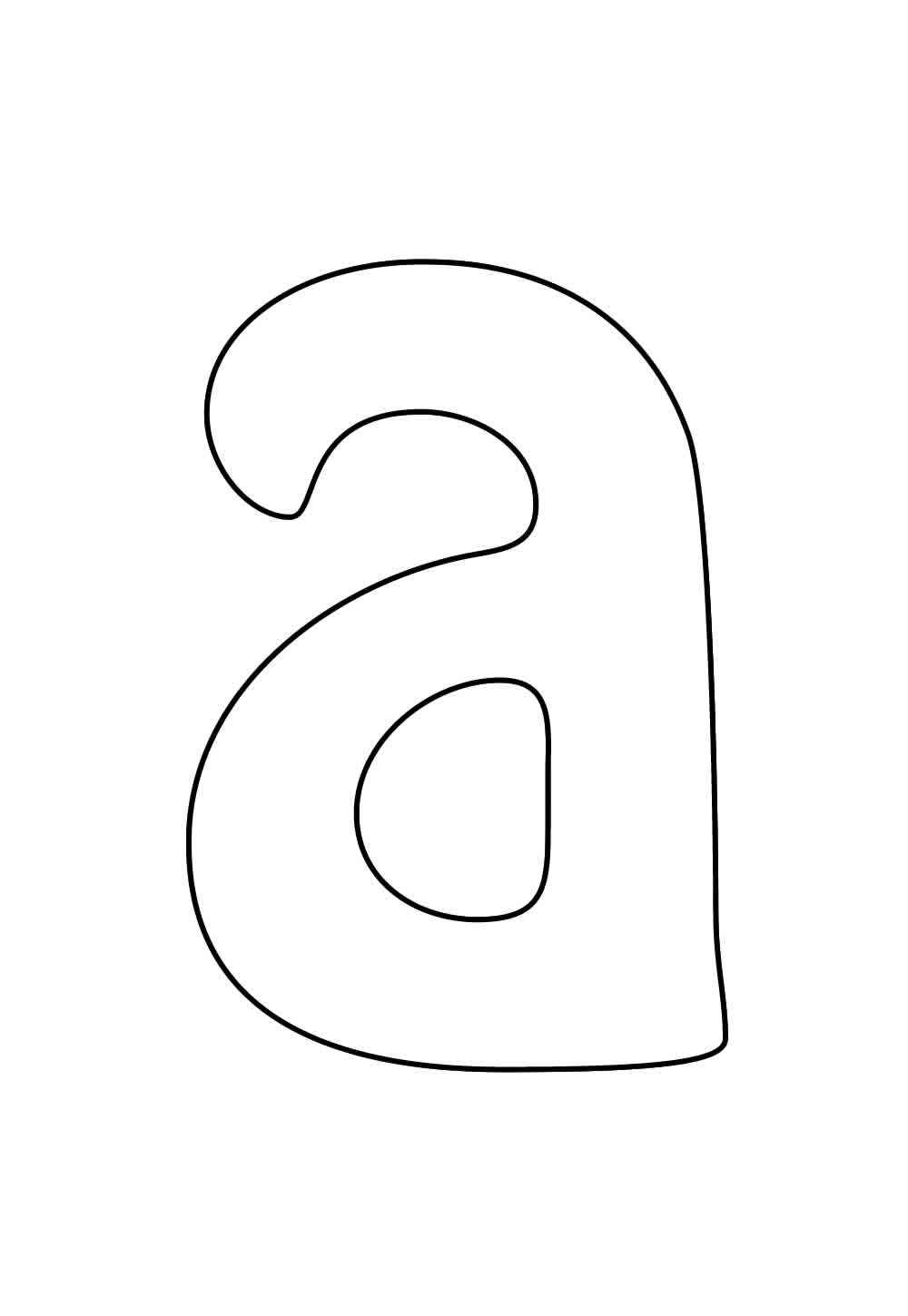 Brief A Ausmalbilder 469