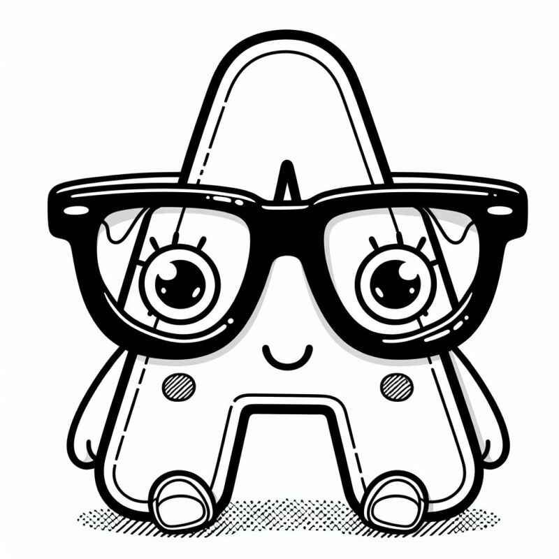 Brief A Ausmalbilder 473