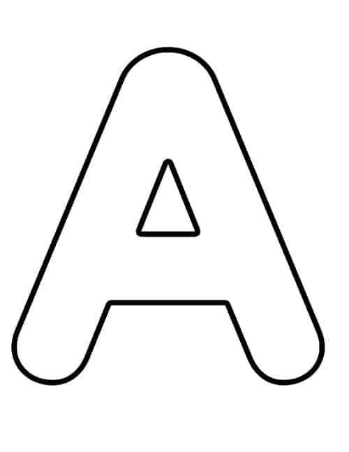 Brief A Ausmalbilder 501