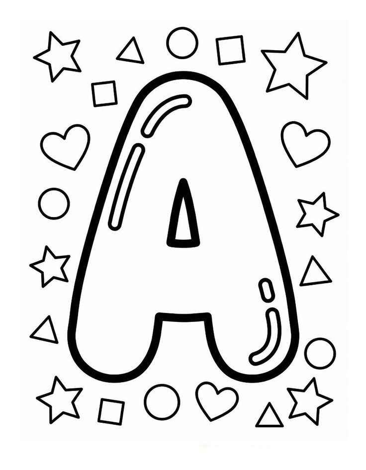 Brief A Ausmalbilder 544