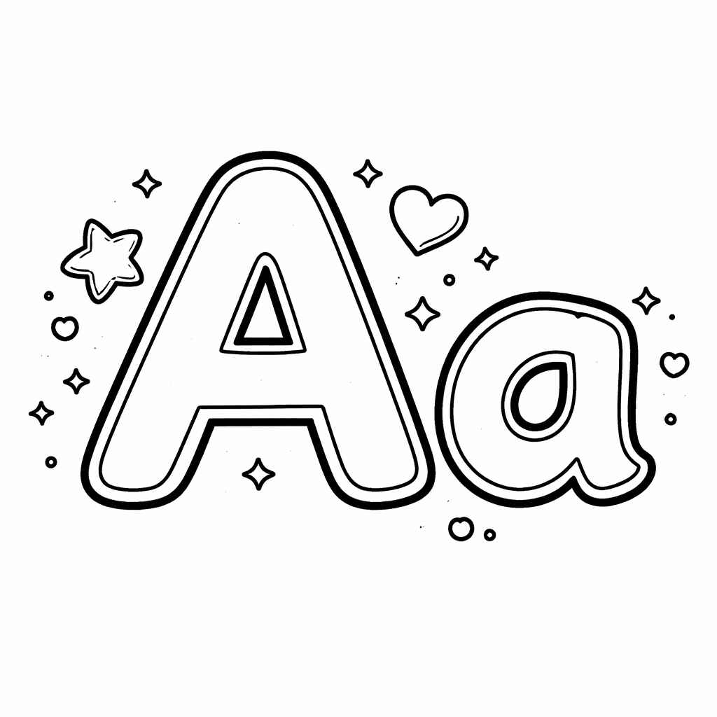 Brief A Ausmalbilder 635