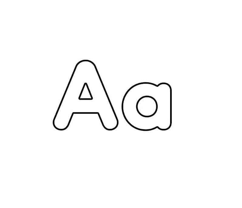 Brief A Ausmalbilder 726