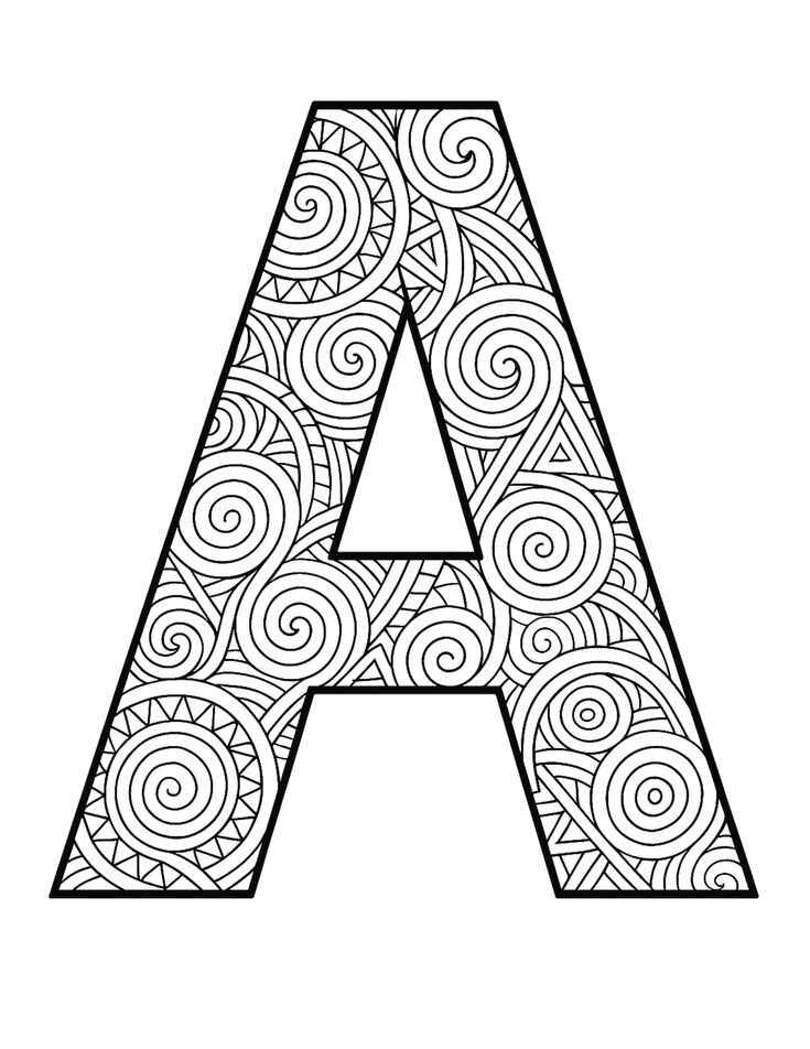 Brief A Ausmalbilder 756