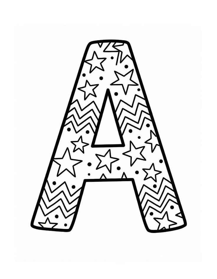 Brief A Ausmalbilder 783