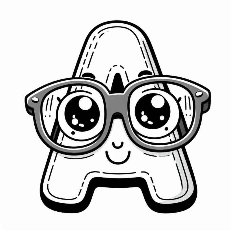 Brief A Ausmalbilder 972