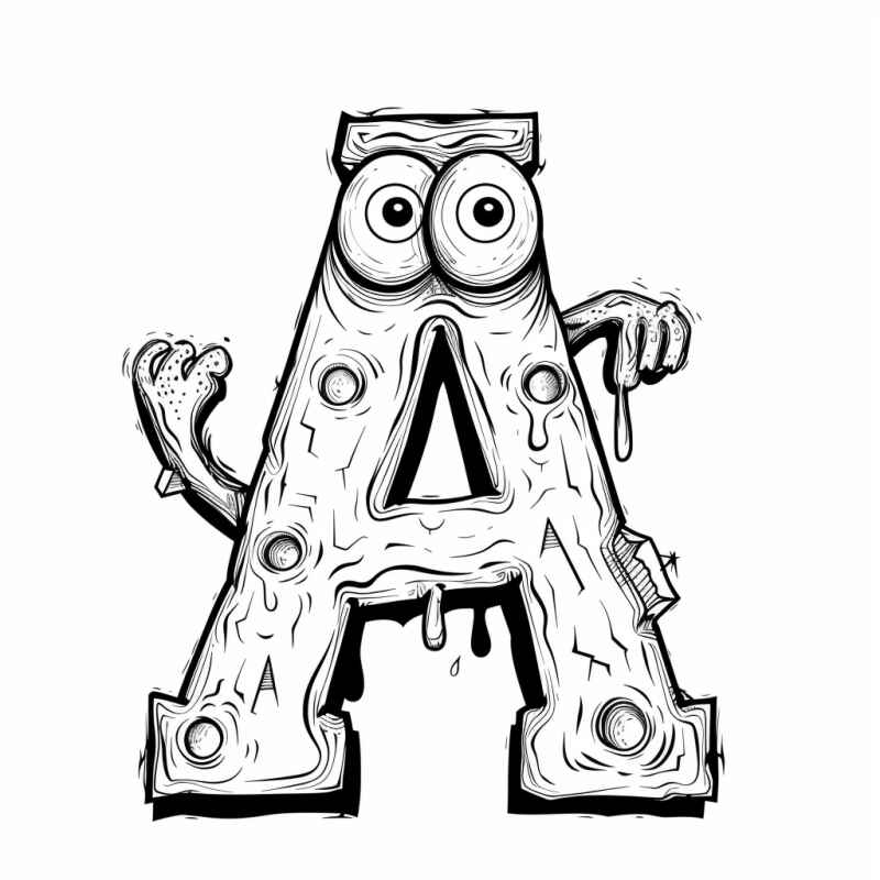 Brief A Ausmalbilder 974