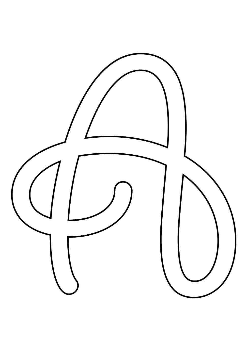 Brief A Ausmalbilder 997