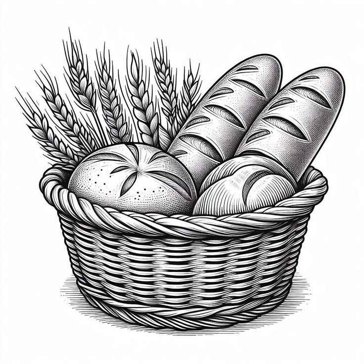 Brot Ausmalbilder 852