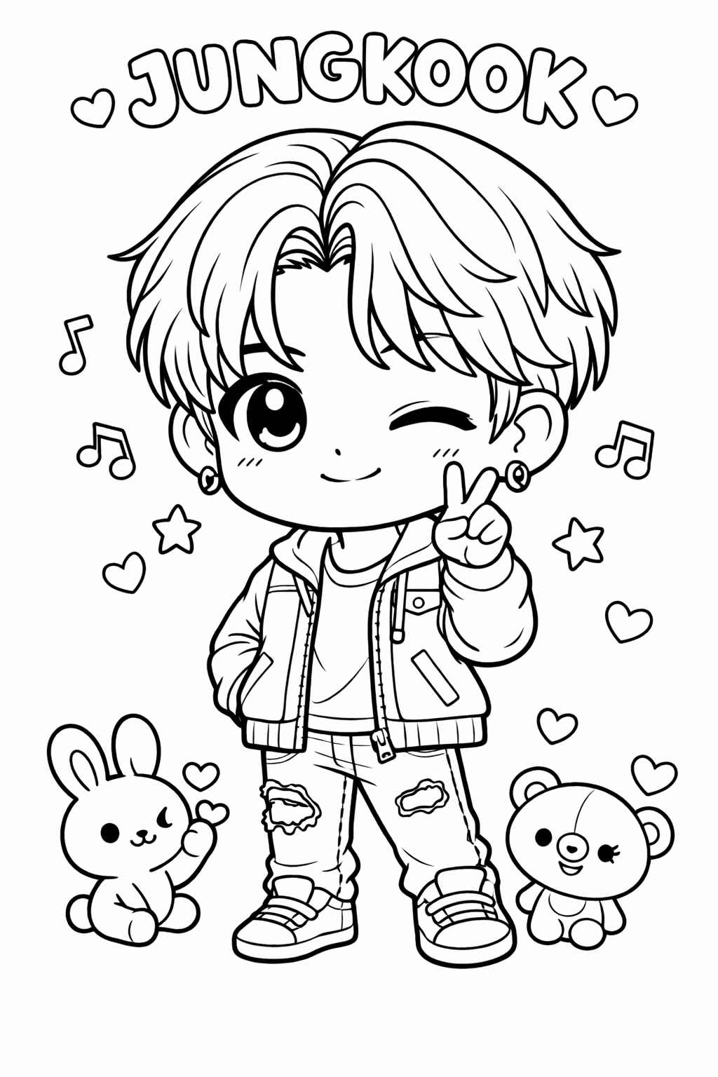 Bts Ausmalbilder 740