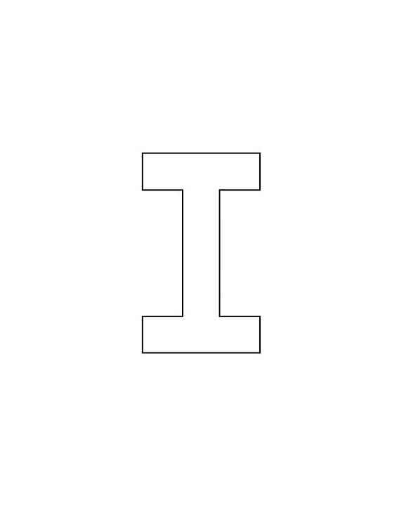 Buchstabe I Ausmalbilder 064