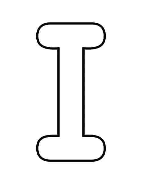 Buchstabe I Ausmalbilder 104