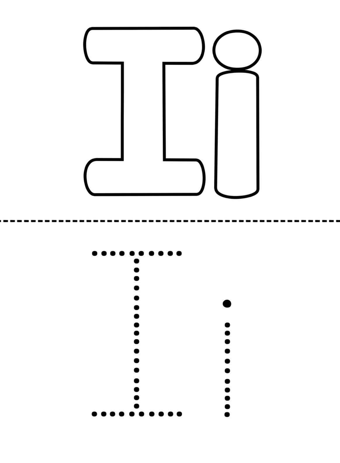 Buchstabe I Ausmalbilder 397