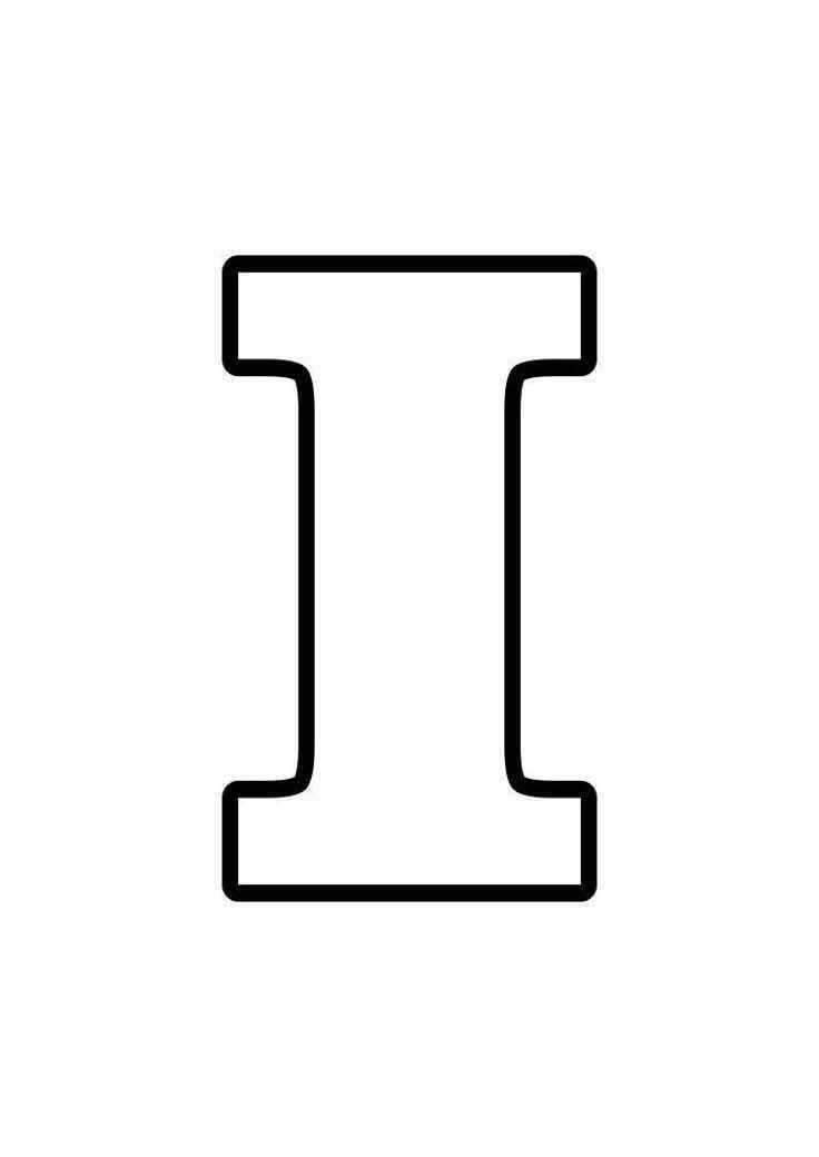 Buchstabe I Ausmalbilder 755