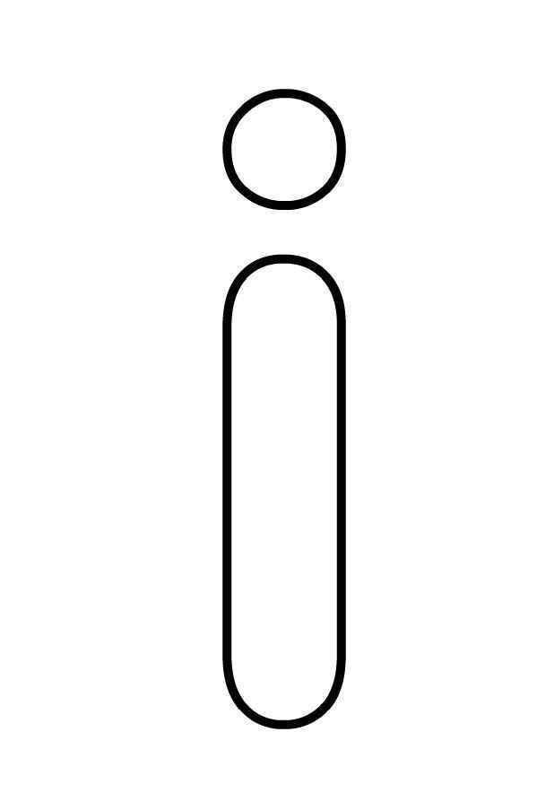 Buchstabe I Ausmalbilder 917