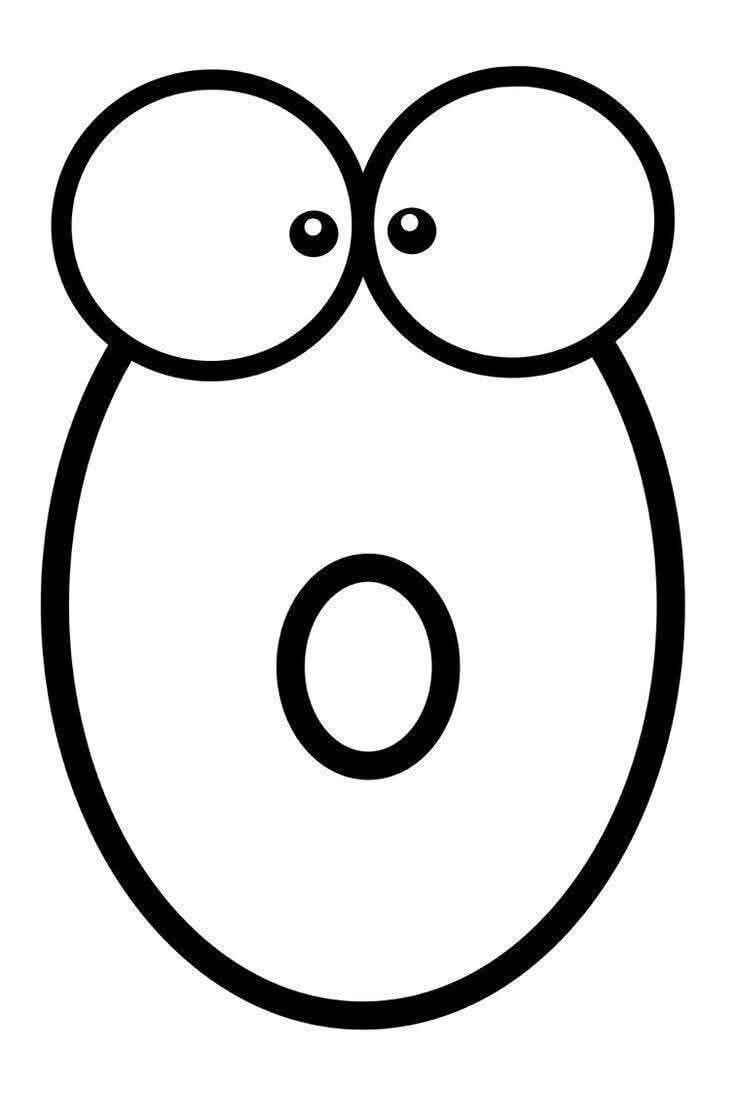 Buchstabe O Ausmalbilder 002