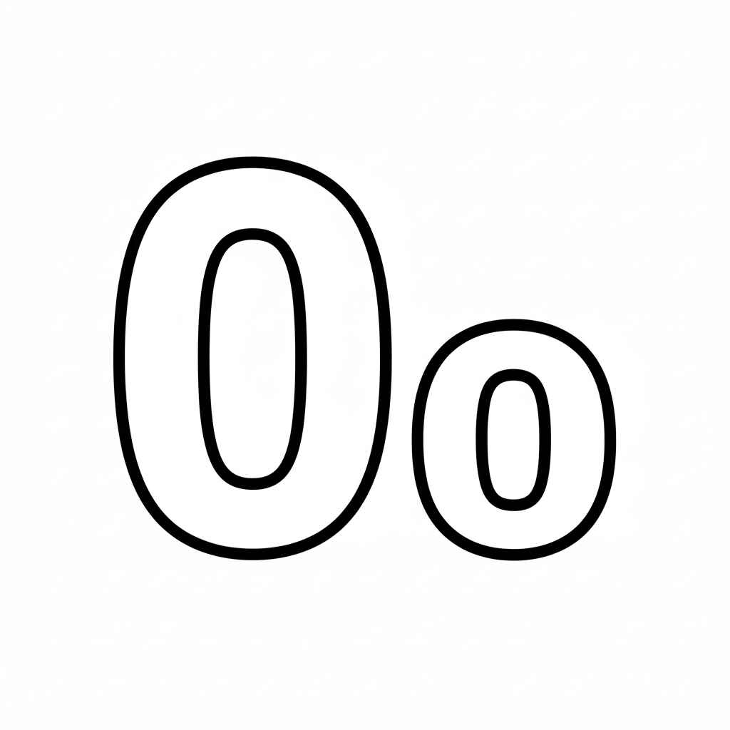 Buchstabe O Ausmalbilder 077