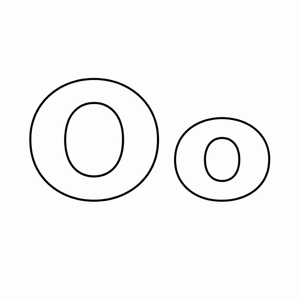 Buchstabe O Ausmalbilder 894