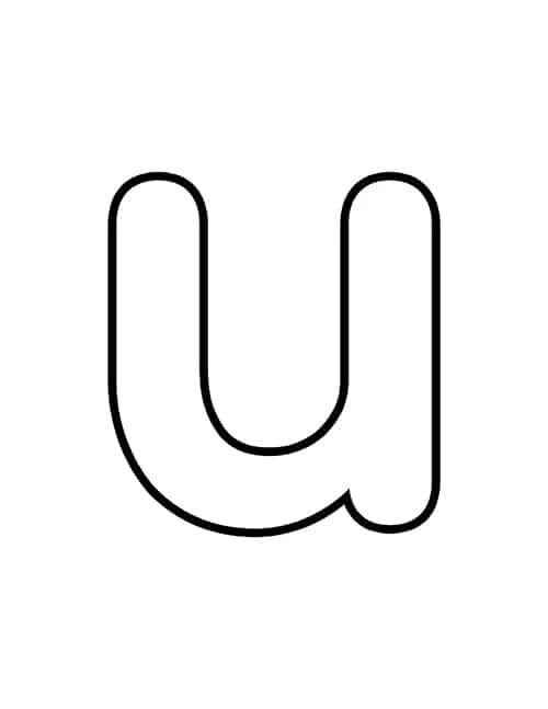 Buchstabe U Ausmalbilder 022