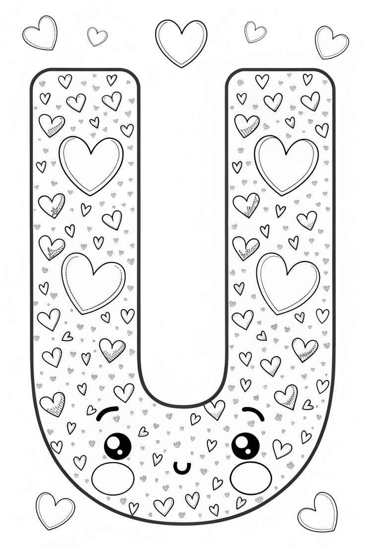 Buchstabe U Ausmalbilder 640