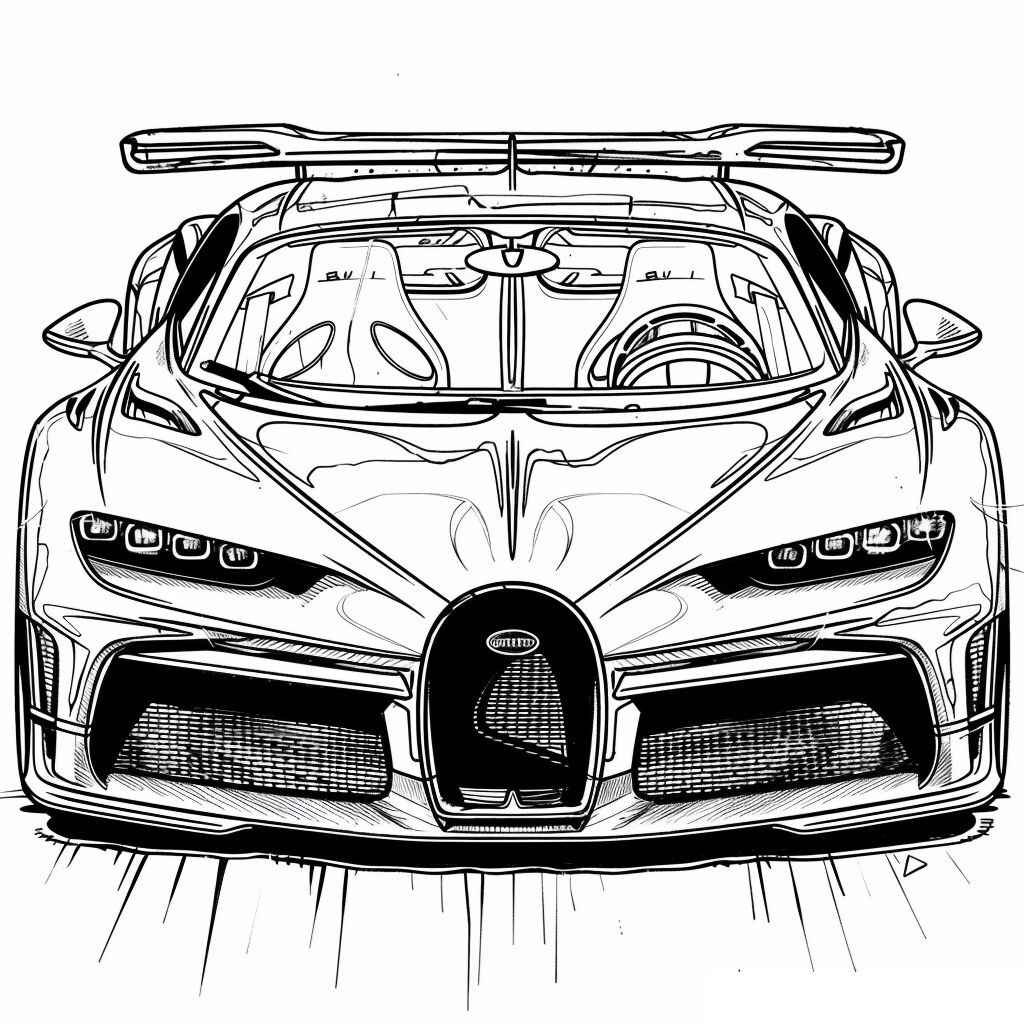 Bugatti Ausmalbilder 421