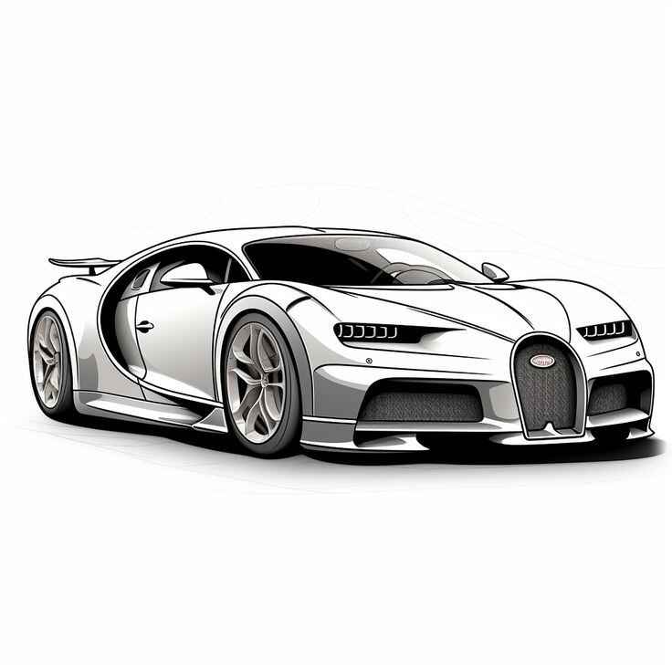 Bugatti Ausmalbilder 465