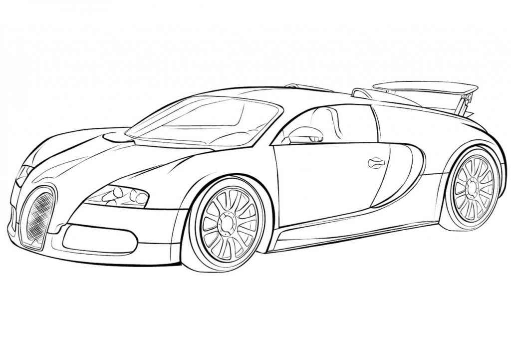 Bugatti Ausmalbilder 728