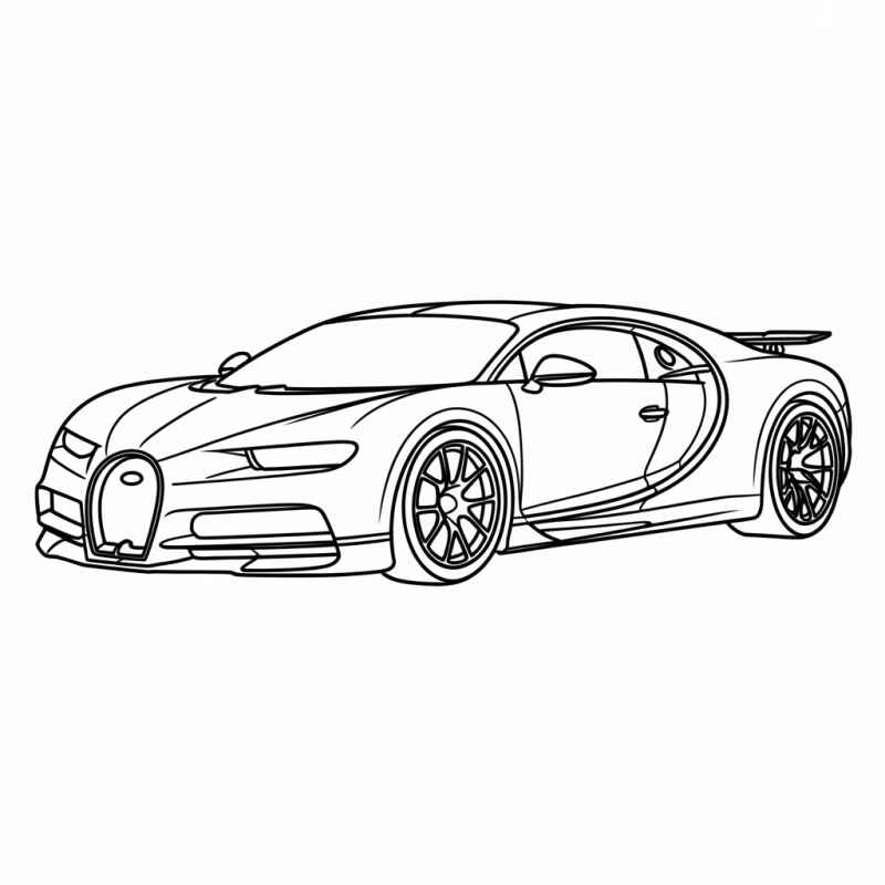 Bugatti Ausmalbilder 980